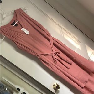 New w/ tags blush silk feel dress